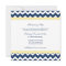 Blue Lemon Chevron Wedding Vow Renewal Invitations