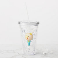 Blue Lemon Float: Smiling Bichon Cotton Candy
