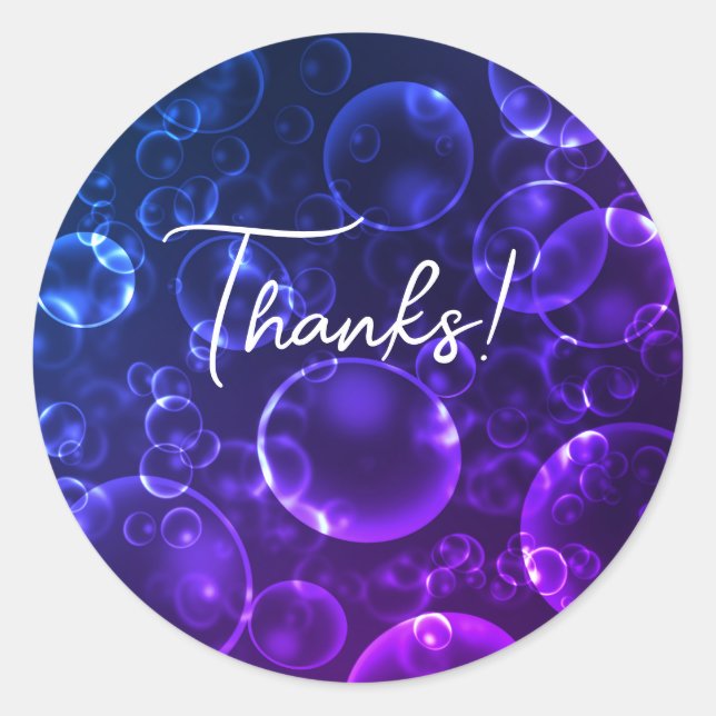 Blue lenses, bokeh heart sticker (Front)