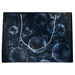 Blue lenses, bokeh large gift bag