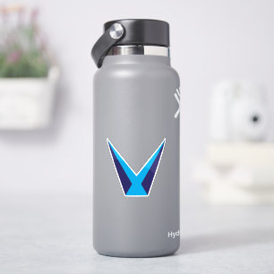 Blue Letter V Monogram