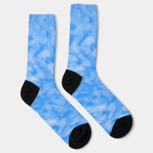 Blue & light blue socks