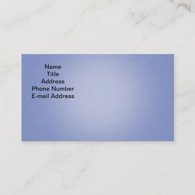 Blue Light Business Cards (Front)