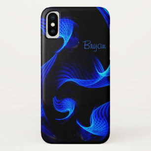 Blue Light Extravaganza *Personalise* iPhone X Case