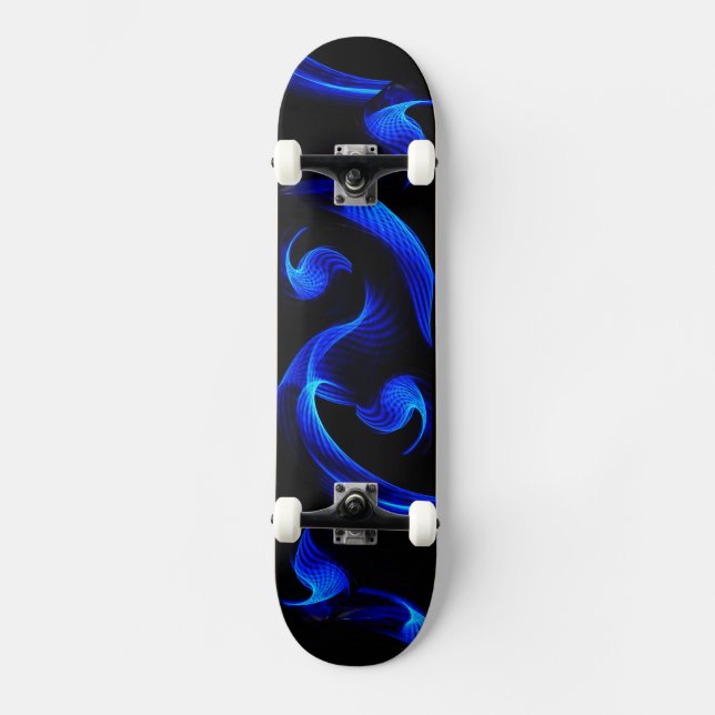 Blue Light Extravaganza Skateboard (Front)