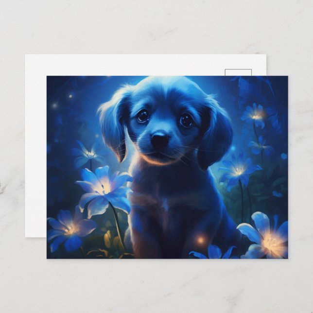 Blue Light Postcard (Front/Back)