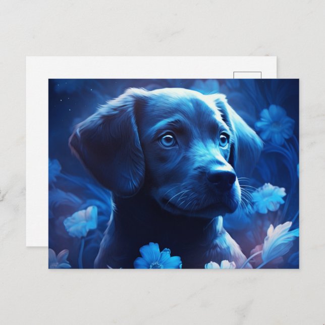 Blue Light Postcard (Front/Back)