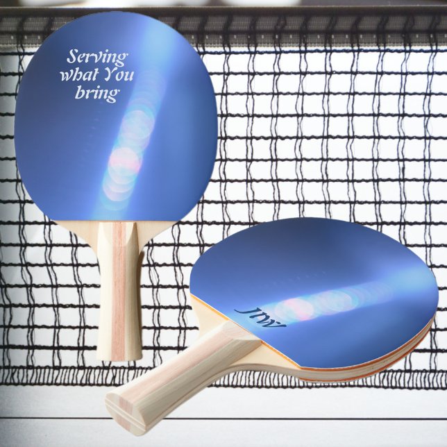 Blue Light Refraction Ping Pong Paddle (Creator Uploaded)