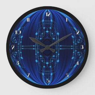 Blue Light Technology Wall Clock