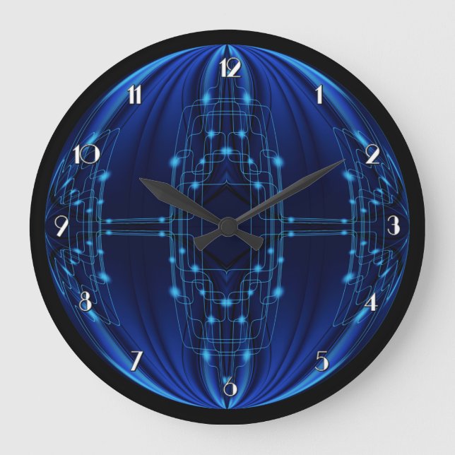 Blue Light Technology Wall Clock (Front)