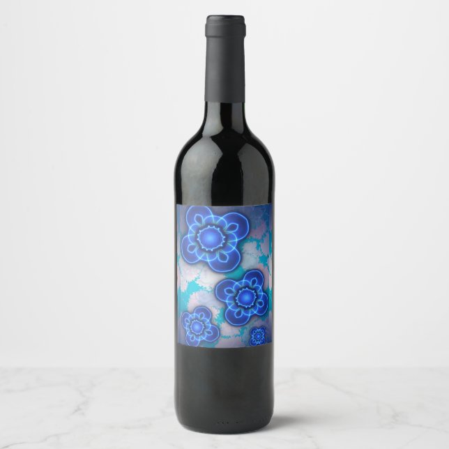 Blue light wine label (Front)