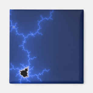 Blue lightning fractal magnet