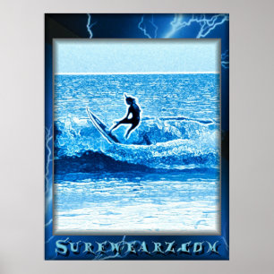 Blue Lightning Poster