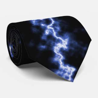Blue Lightning Tie