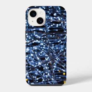 Blue Lights Abstract iPhone Case