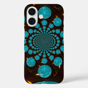 Blue Lights iPhone 16 Case