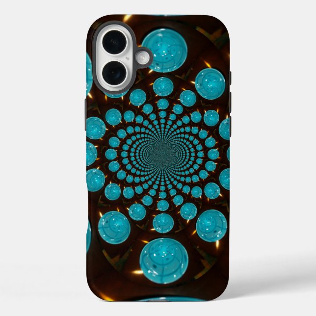 Blue Lights Case-Mate iPhone Case (Back)