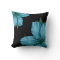 Blue Lilies on Black