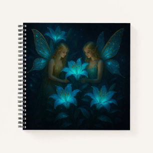 Blue Lily Fairy Art Journal