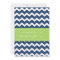 Blue Lime Chevron Bridal Shower Invitation Cards