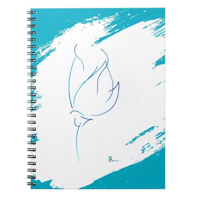 Blue Line 6 Notebook (Front)