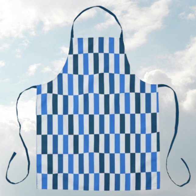 Blue Line Flow Apron (Creator Uploaded)