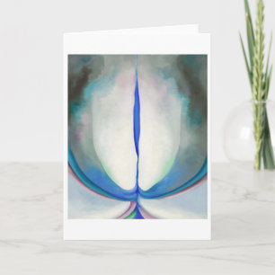 Blue Line Georgia O'Keeffe Card