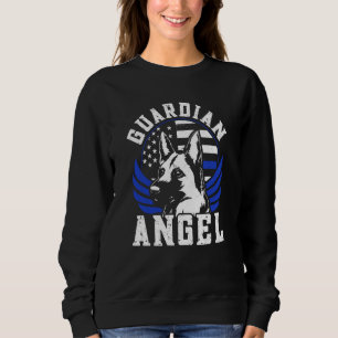 Blue Line K9 Police Dog Guardian Angel K9 Police O Sweatshirt