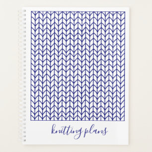 BLUE LINE KNIT 8.5x11 Planner Calendar