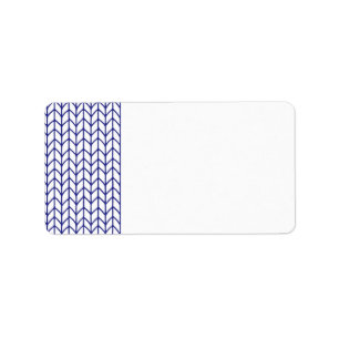 BLUE LINE KNIT Address Labels
