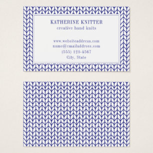 BLUE LINE KNIT Oceana Business Card