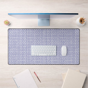 BLUE LINE KNIT Office Studio Desk Mat