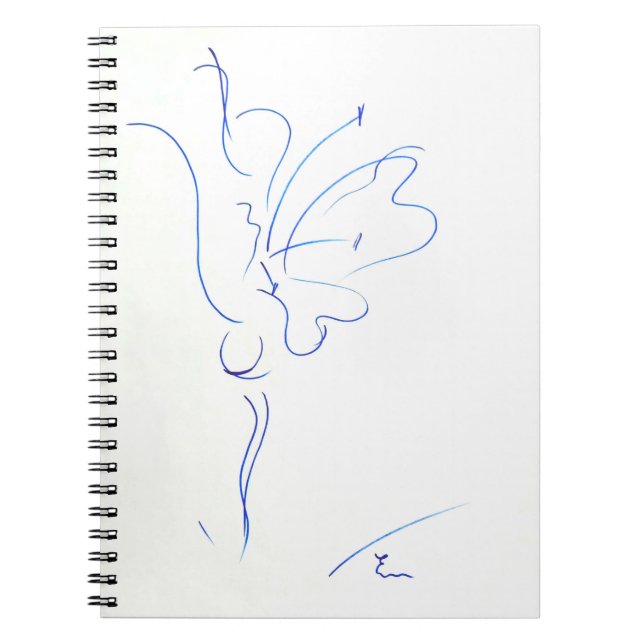 Blue Line Notebook (Front)