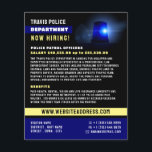 Blue Line & Siren, Police Officer Recruitment Flyer<br><div class="desc">Blue Line & Siren,  Police Officer Recruitment Flyer by The Business Card Store.</div>