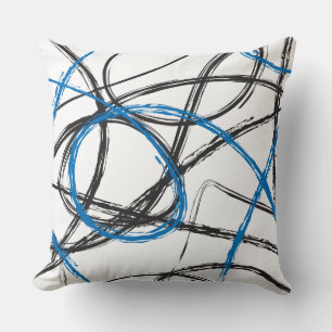 BLUE LINES DESIGN Retro Throw Pillow