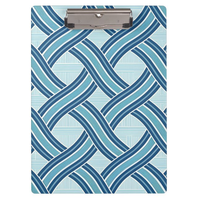 Blue Lines Pattern Clipboard (Front)