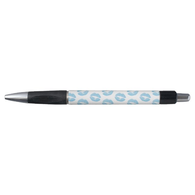 Blue Lips, Pattern Of Lips, Blue Lipstick, Kiss (Front)