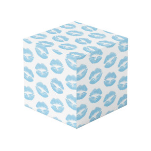 Blue Lips, Pattern Of Lips, Blue Lipstick, Kiss Cube