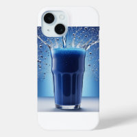 Blue Liquid Bubble Pattern iPhone/iPad Case