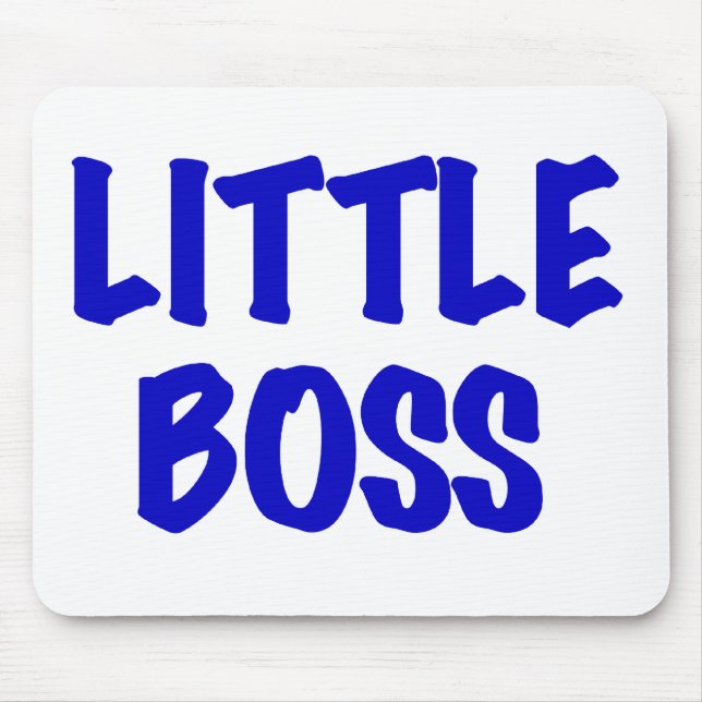 Blue Little Boss Mouse Pad (Front)