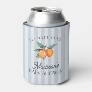 Blue Little Cutie Citrus Baby Shower Favours Can Cooler