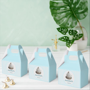 Blue Little Dumpling Baby Shower Favor Box