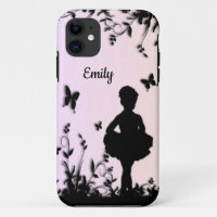 Blue Littlest Ballerina Personalise Name