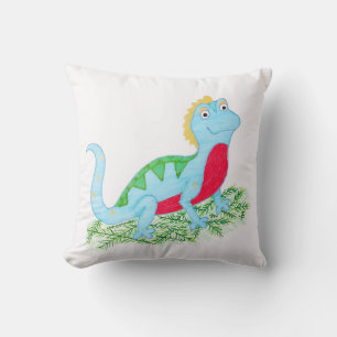 Blue Lizard Cushion