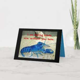 Blue Lobster Card