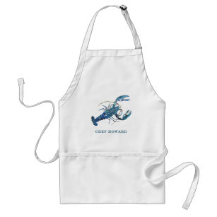 Blue Lobster   Chef Name Standard Apron