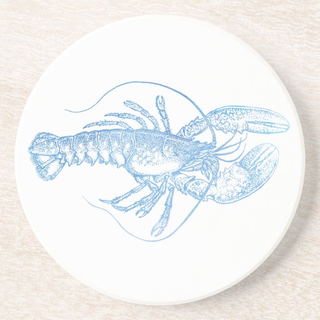 Blue Lobster Coaster (Front)