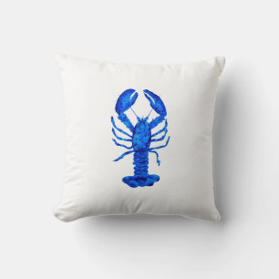 Blue Lobster Cushion