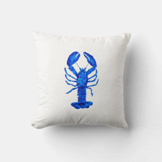 Blue Lobster Cushion
