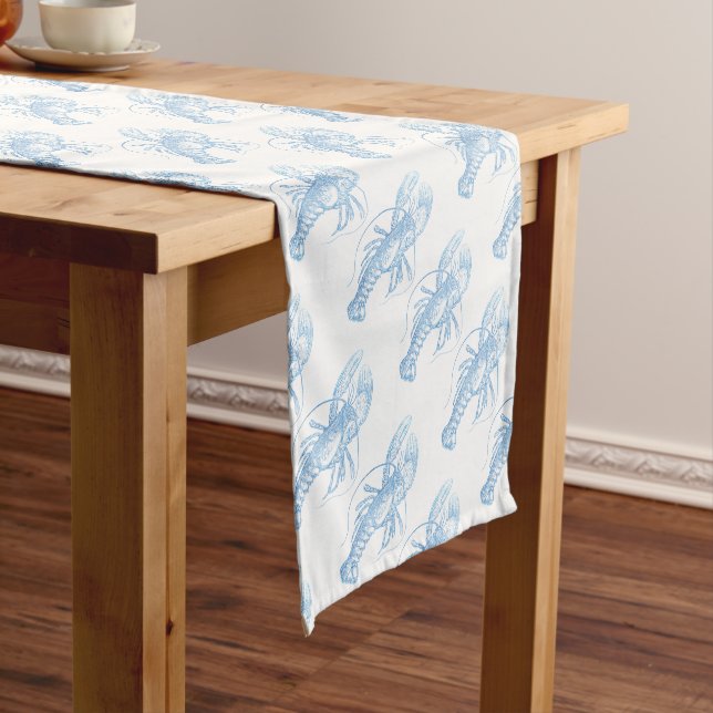 Blue Lobster Medium Table Runner (In Situ)